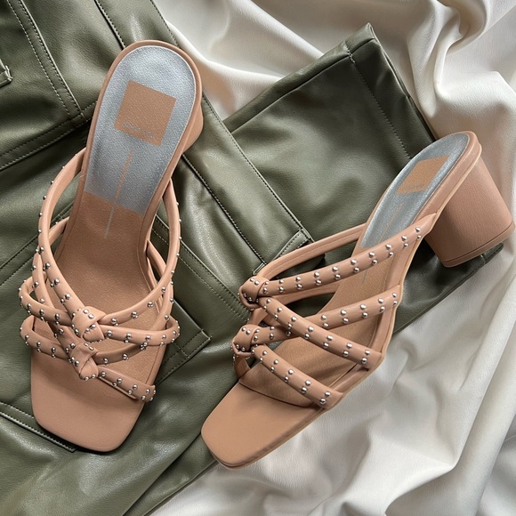 NWT Tan Studded Dolce Vita Heels. ✨ - Picture 3 of 5